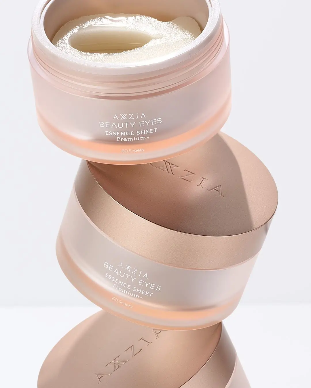 Патчи для интенсивного ухода против морщин, отеков и синяков под глазами AXXZIA BEAUTY EYES Essence Sheet Premium